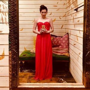 Fame and Partners x Free People full-length dress